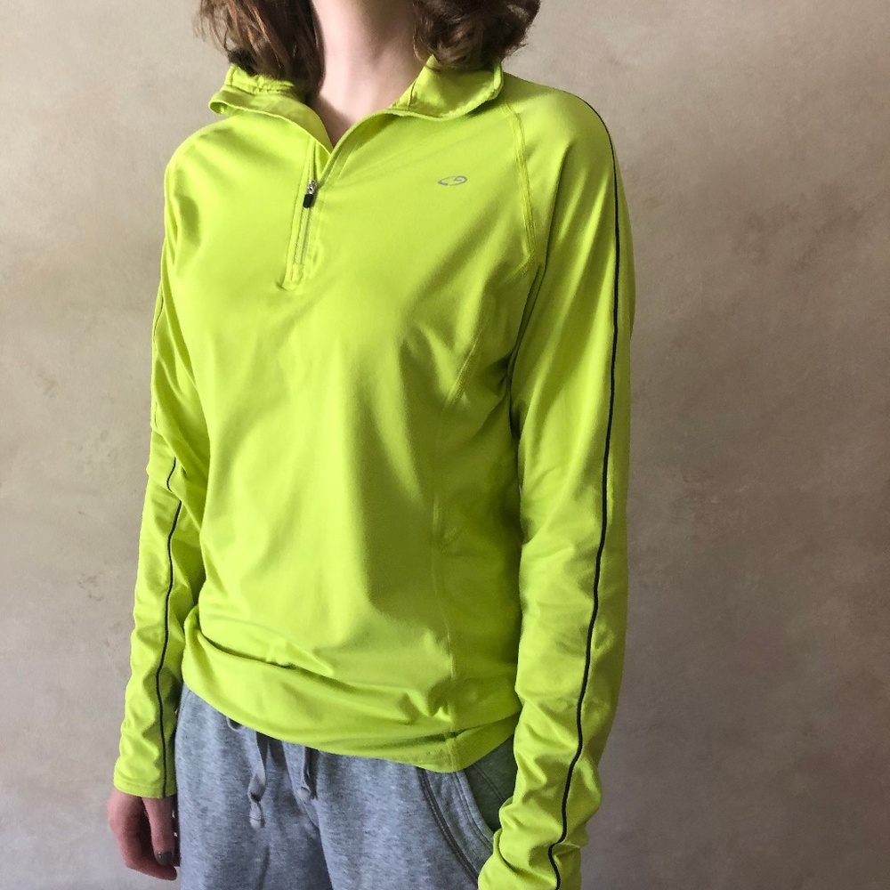 (3/$10) Champion lime workout 1/4 zip